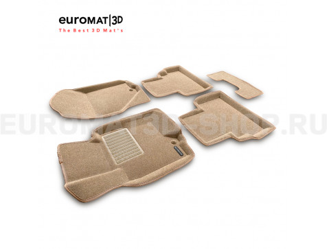 Текстильные 3D коврики Euromat3D Business в салон для Infiniti FX,QX70 (2008-2014/2015-) № EMC3D-002802T Бежевые Текстильные 3D коврики Euromat3D Business в салон для Infiniti FX,QX70 (2008-2014/2015-) № EMC3D-002802T Бежевые