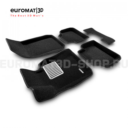Текстильные 3D коврики Euromat3D Lux в салон для Bmw 3 (E46) (1998-2005) № EM3D-001208.1