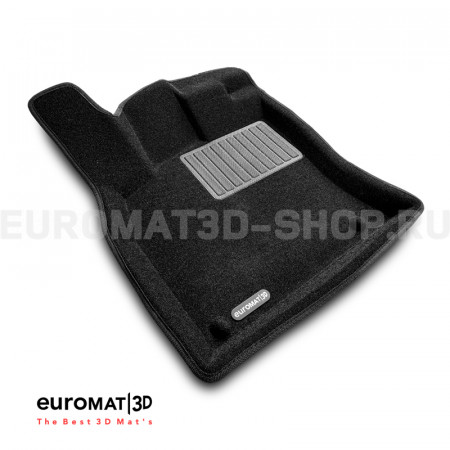 Текстильные 3D коврики Euromat3D Business в салон для Skoda Superb (2015-) № EMC3D-004510