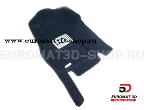 Текстильные 5D коврики с высоким бортом Euromat3D в салон для Subaru Outback (2010-2019) № EM5D-004704