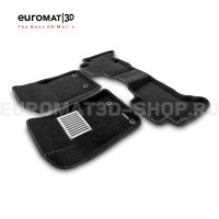 Текстильные 3D коврики Euromat3D Lux в салон для Lexus GX460 (2014-) № EM3D-005119