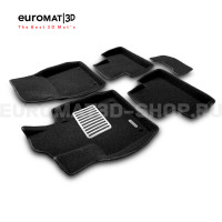 Текстильные 3D коврики Euromat3D Lux в салон для Volvo XC 40 (2018-) № EM3D-005500