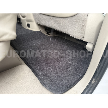 Текстильные 3D коврики Euromat3D Business в салон для Cadillac Escalade (2015-2021) № EMC3D-001306G Серые