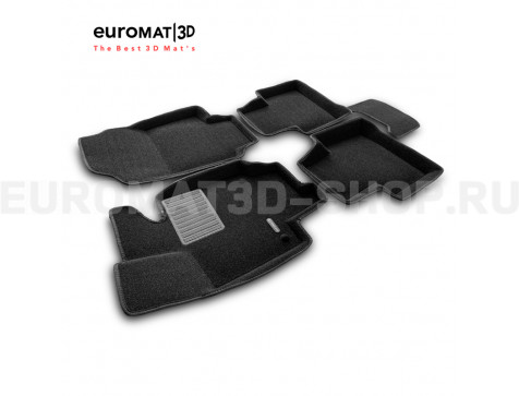 Текстильные 3D коврики Euromat3D Premium в салон для Toyota Rav 4 (2019-2026) (АКПП) № EMPR3D-005105 Текстильные 3D коврики Euromat3D Premium в салон для Toyota Rav 4 (2019-2026) (АКПП) № EMPR3D-005105