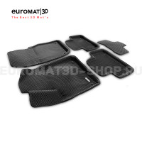 3D коврики Euromat3D EVA в салон для Audi Q8 (2018-) № EM3DEVA-001108