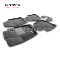 Текстильные 3D коврики Euromat3D Business в салон для Skoda Rapid (2020-) № EMC3D-004508G Серые Текстильные 3D коврики Euromat3D Business в салон для Skoda Rapid (2020-) № EMC3D-004508G Серые
