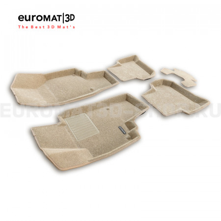 Текстильные 3D коврики Euromat3D Business в салон для Skoda Yeti (2009-) № EMC3D-004511T Бежевые Текстильные 3D коврики Euromat3D Business в салон для Skoda Yeti (2009-) № EMC3D-004511T Бежевые